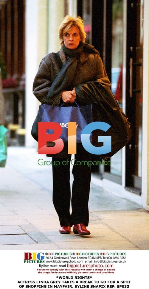 Linda Grey Shopping in Mayfair