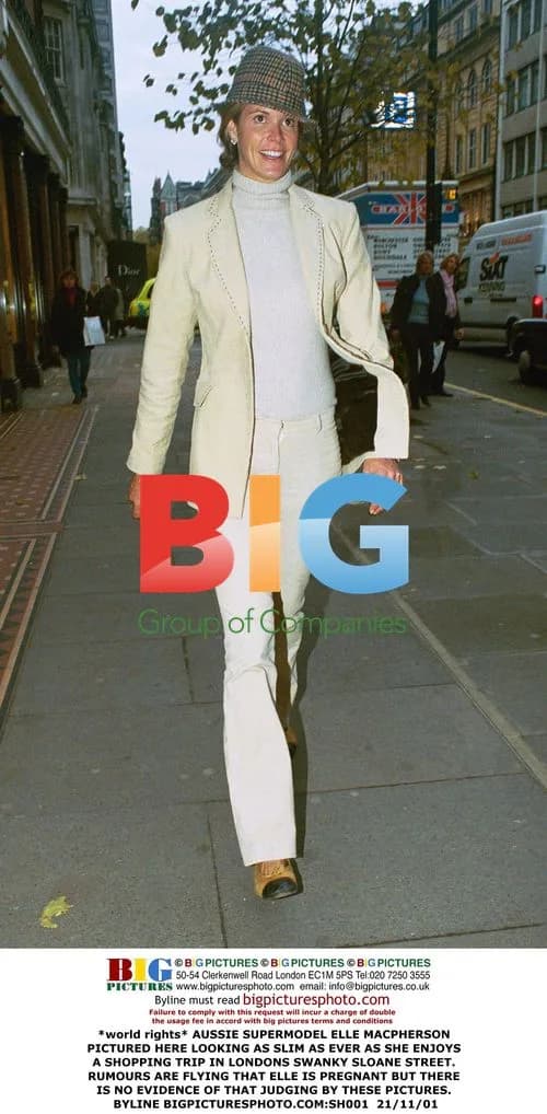 Elle Macpherson Spotted Shopping
