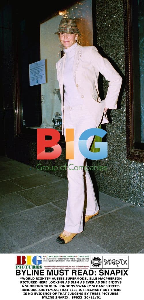 Elle Macpherson Shopping in London