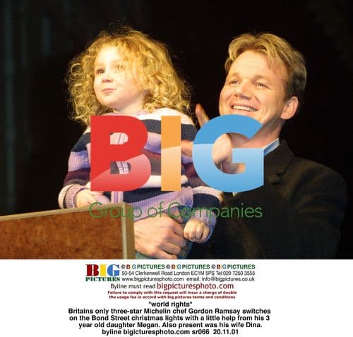 Gordon Ramsay switches on Bond Street lights