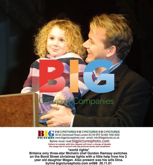 Gordon Ramsay Switches on Bond St Lights