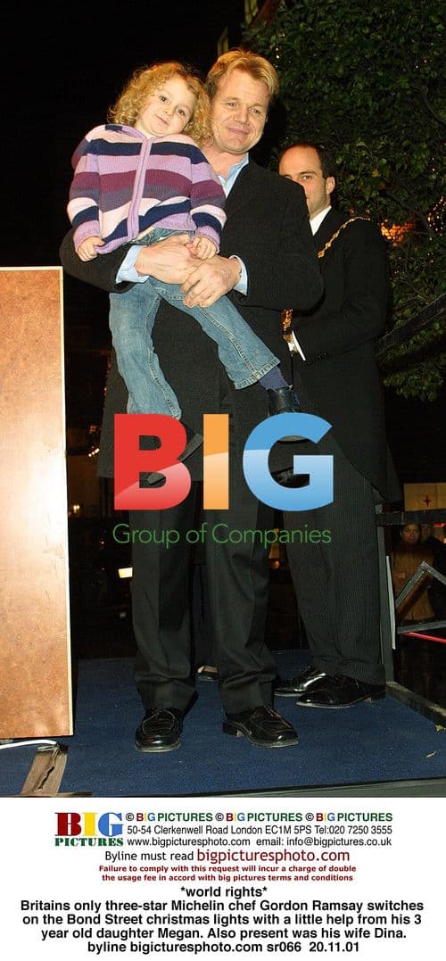 Gordon Ramsay switches on Bond Street lights