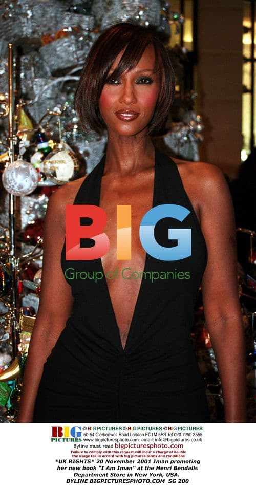 Iman Promotes Book at Bendalls, NYC