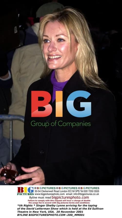 Shelby Lynne arrives for Letterman taping