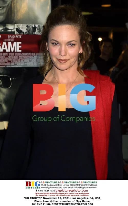 Diane Lane at 'Spy Game' Premiere