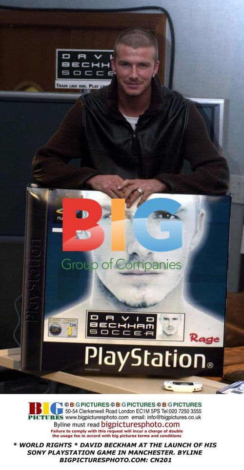 David Beckham Launches Sony Playstation Game