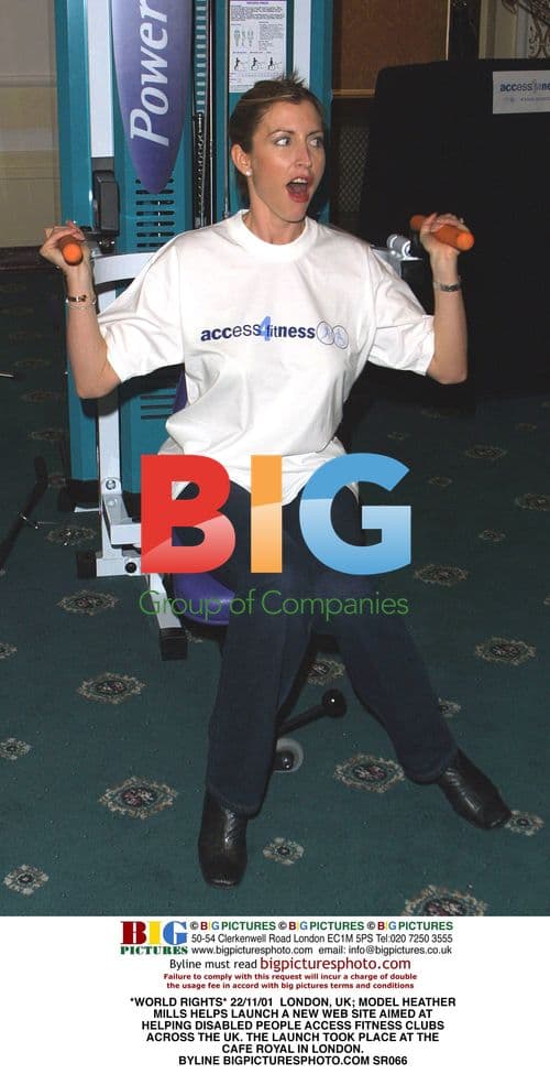 Heather Mills Launches Disability Fitness Site