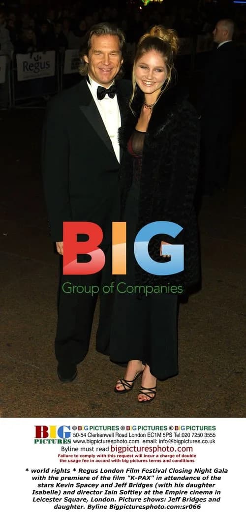 Jeff Bridges and daughter at film premiere