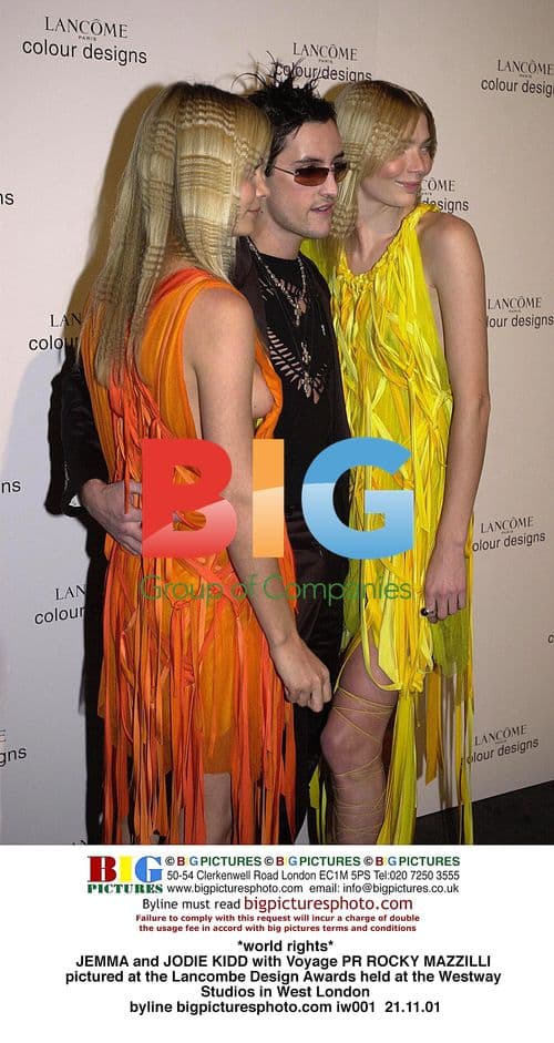Jodie Kidd and Jemma Kidd at Lancombe Design Awards