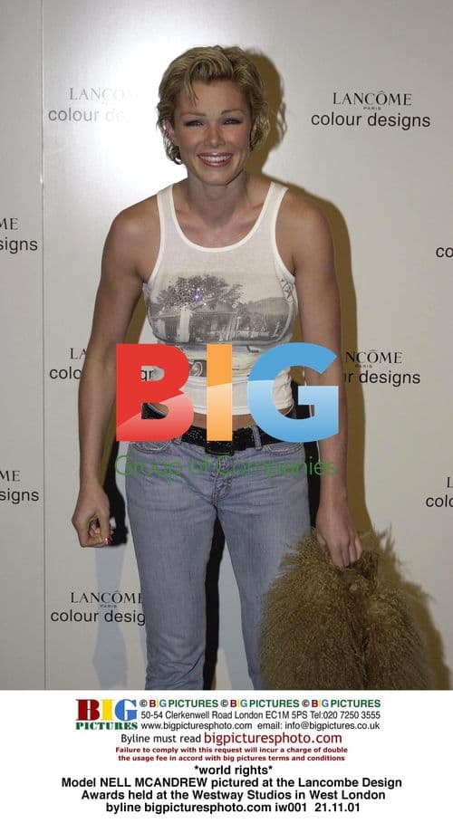 Nell McAndrew at Lancombe Design Awards