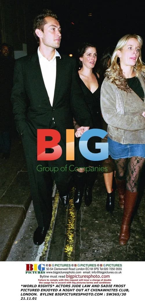 Jude Law and Sadie Frost at Chinawhites Club