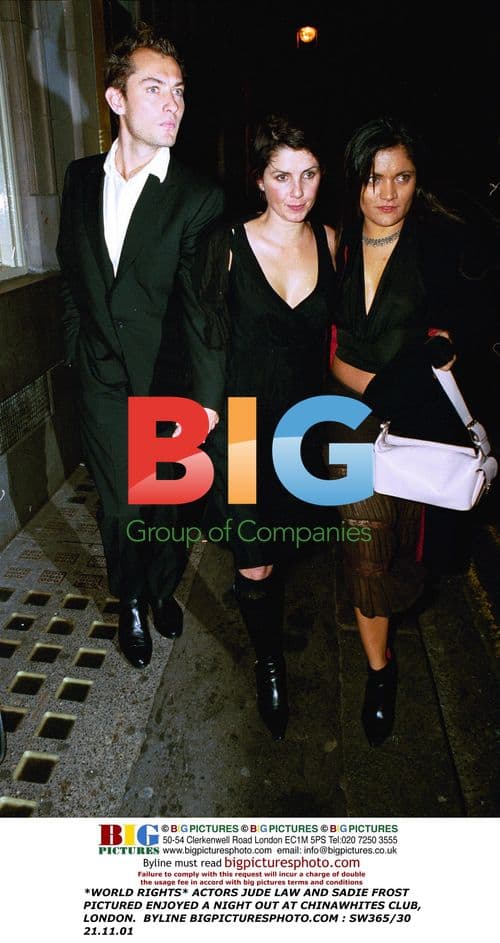 Jude Law and Sadie Frost at Chinawhites Club