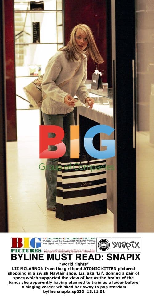 Liz McLarnon Shopping in Mayfair