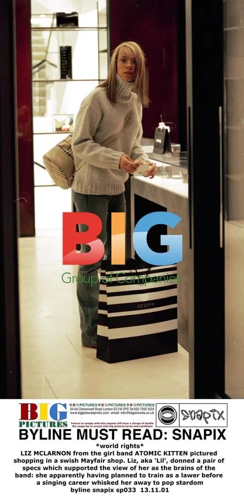 Liz McLarnon Shopping in Mayfair