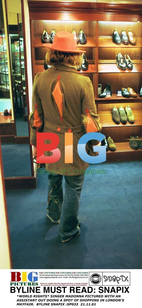 Madonna out shopping in London's Mayfair