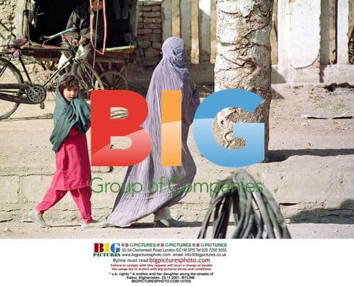 Mother and daughter in Kabul, Afghanistan