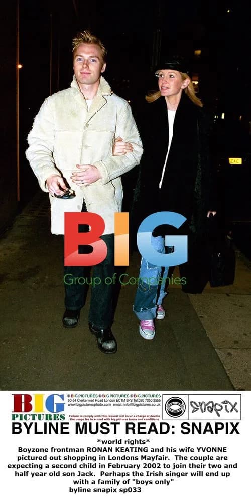 Ronan Keating and Wife Yvonne Out Shopping