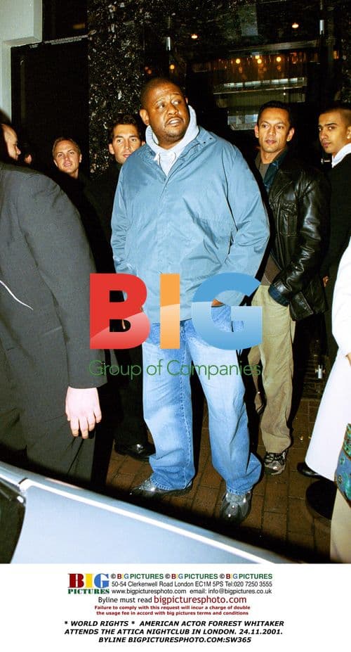 Forrest Whitaker at Attica Nightclub in London