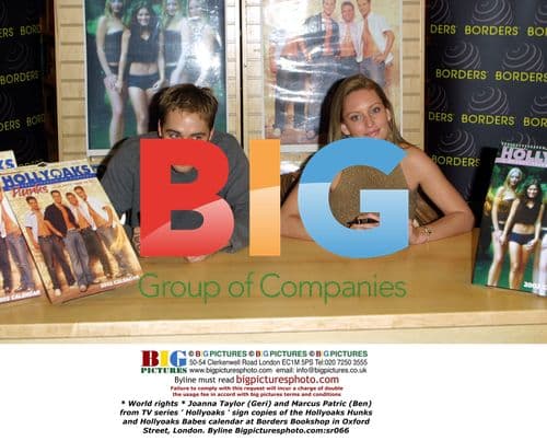 Hollyoaks stars sign calendars