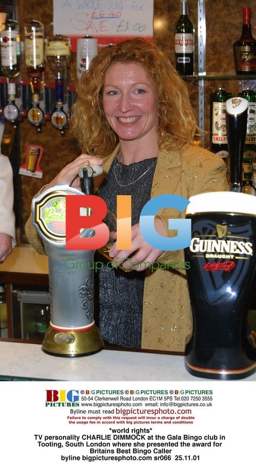 TV Personality Charlie Dimmock at Gala Bingo Club