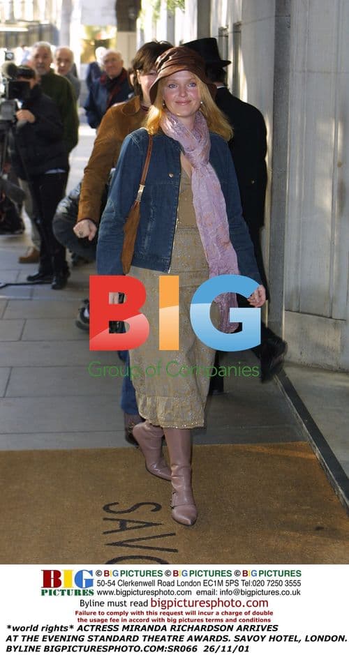 Miranda Richardson at Evening Standard Theatre Awards