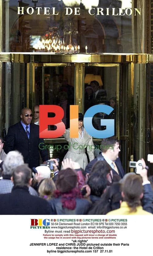 Jennifer Lopez and Chris Judd in Paris