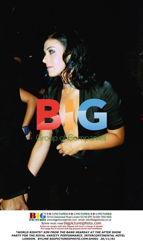 Kim from Hearsay at Royal Variety Party