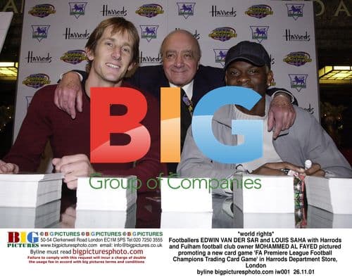 Footballers promote trading card game