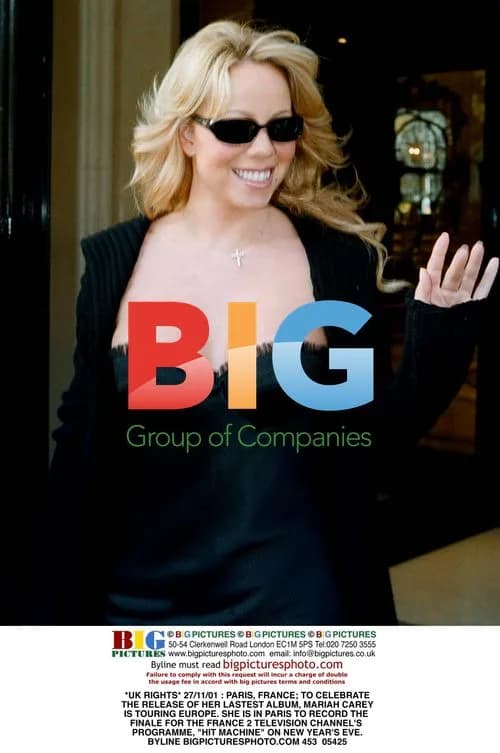 Mariah Carey Taping "Hit Machine" in Paris
