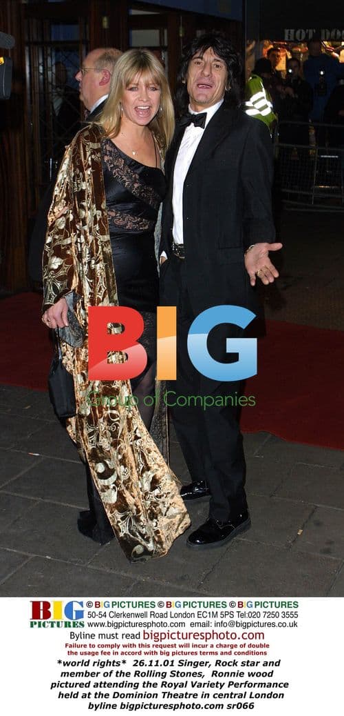 Ronnie Wood at Royal Variety Performance