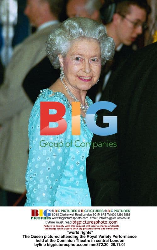 The Queen at Royal Variety Performance