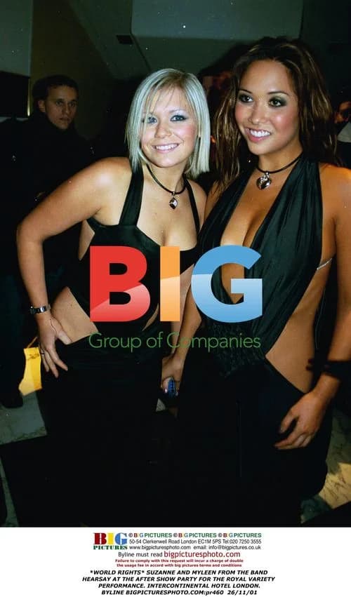 Suzanne and Myleen from Hearsay at Royal Variety After Party