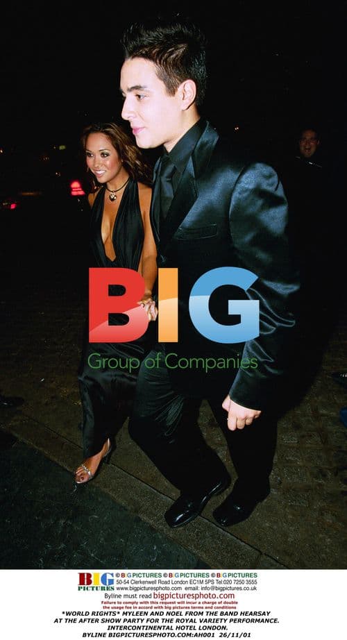 Myleen and Noel at Royal Variety After-Party