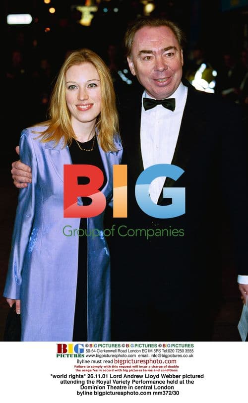 Lord Andrew Lloyd Webber at Royal Variety Performance