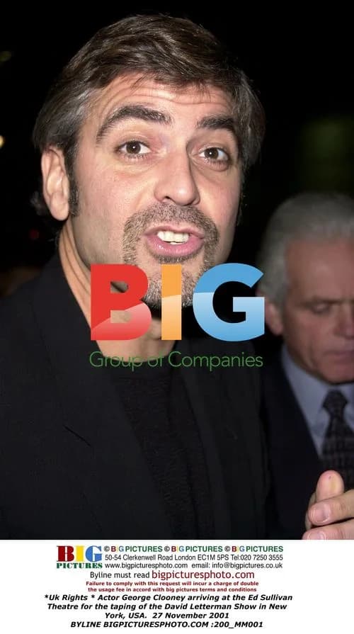 George Clooney at David Letterman Show