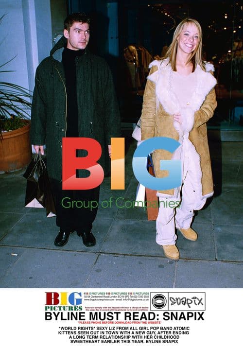 Liz from Atomic Kittens spotted with new beau