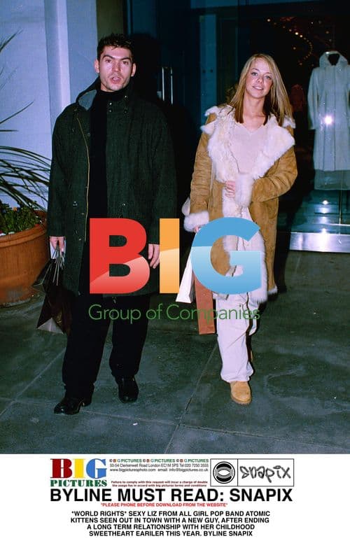 Liz from Atomic Kittens with New Boyfriend