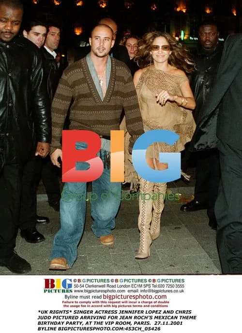 Jennifer Lopez and Chris Judd at Jean Roch's Party