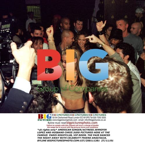 Jennifer Lopez and Chris Judd at VIP Room, Paris