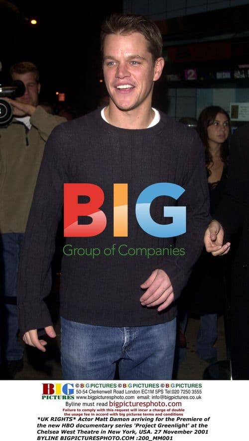 Matt Damon at 'Project Greenlight' Premiere