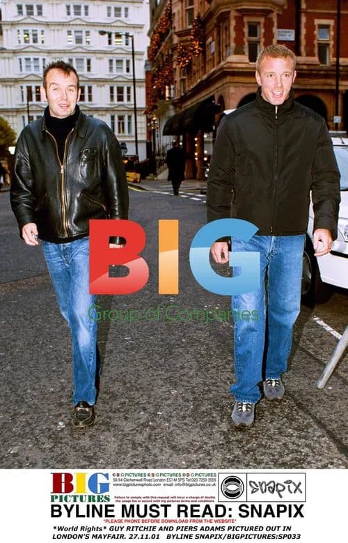 Guy Ritchie and Piers Adams Spotted in London's Mayfair