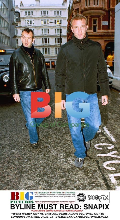 Guy Ritchie and Piers Adams in London's Mayfair