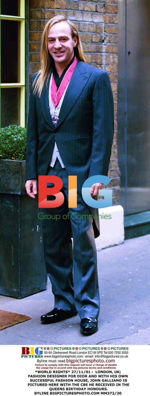John Galliano Receives CBE