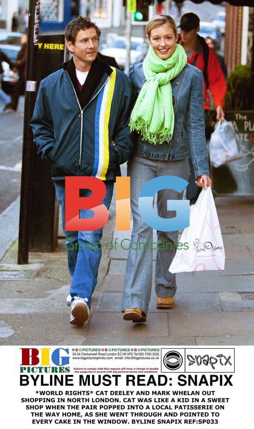 Cat Deeley and Mark Whelan Shopping