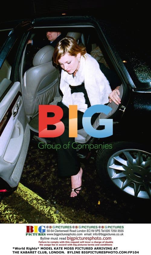 Kate Moss Arriving at Kabaret Club