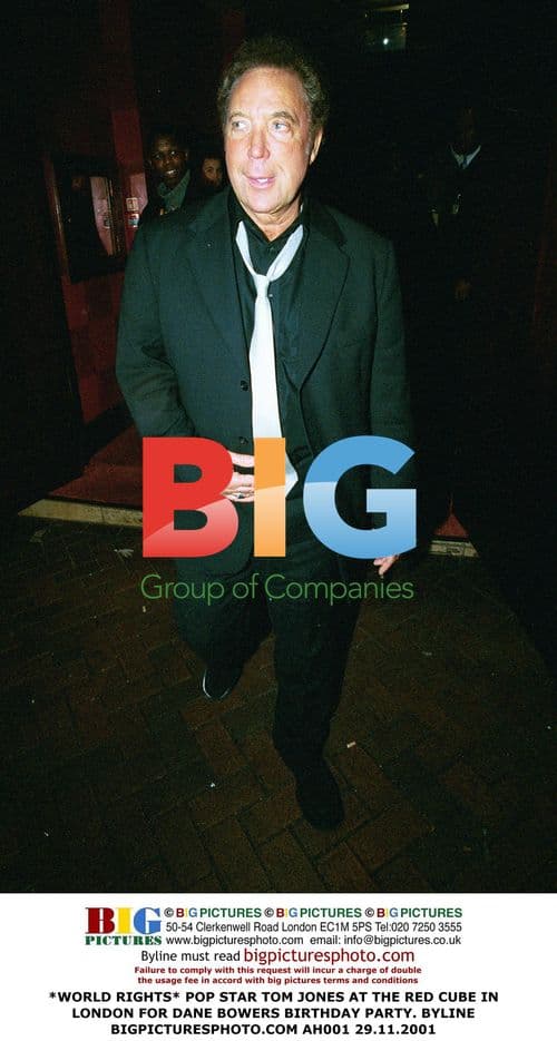 Tom Jones at Dane Bowers' Birthday Party