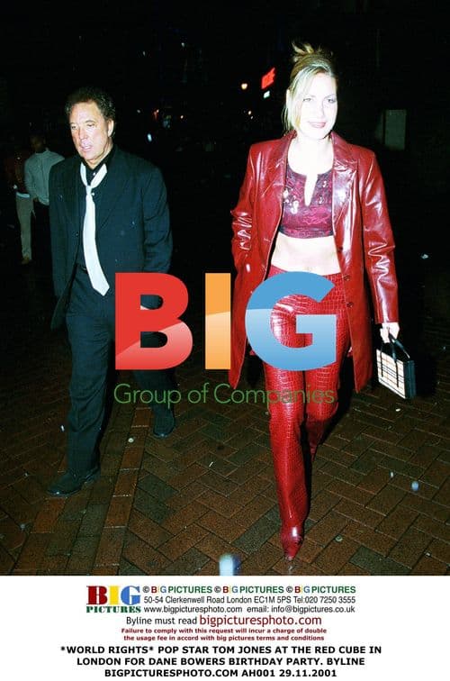 Tom Jones at Dane Bowers' Birthday Party