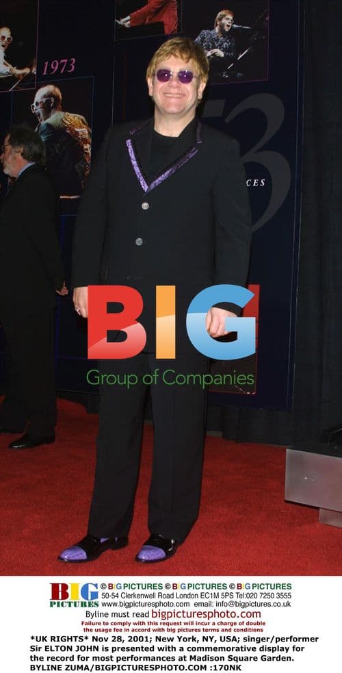 Elton John Honored for MSG Performances