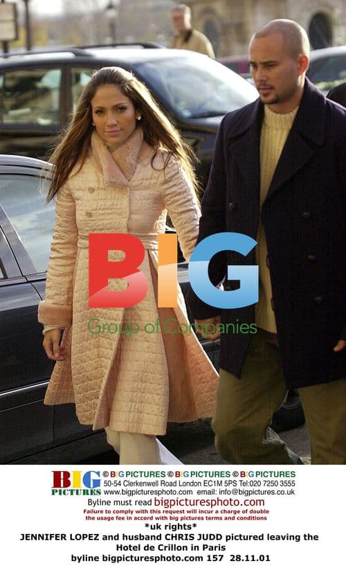 Jennifer Lopez and Chris Judd in Paris