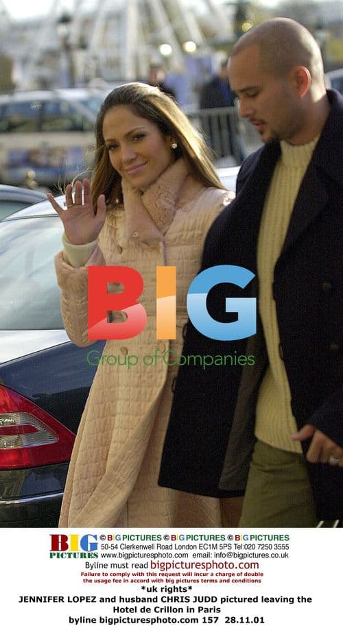 Jennifer Lopez and Chris Judd in Paris
